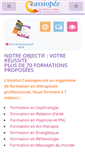 Mobile Screenshot of cassiopee-formation.com